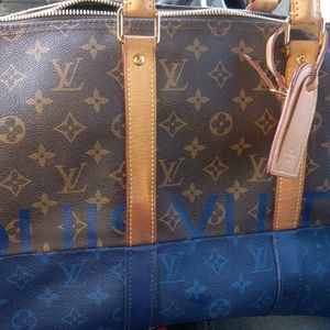 Louis VuittonKeepall Bandouliere Monogram Split Canvas 50 Weekend/Travel Bag